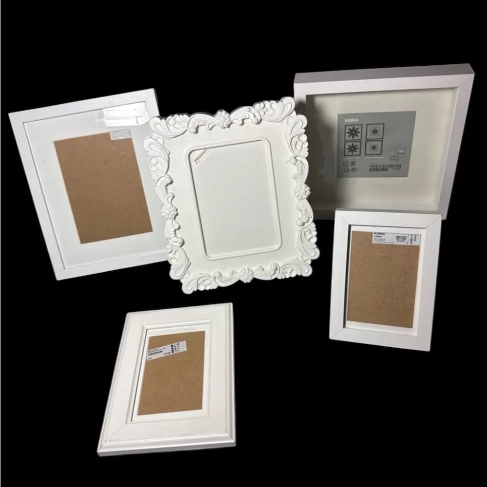 IKEA Lot Of 5 CottageCore Frames Ribba Karsholm Photo Picture Bundle Collage Min